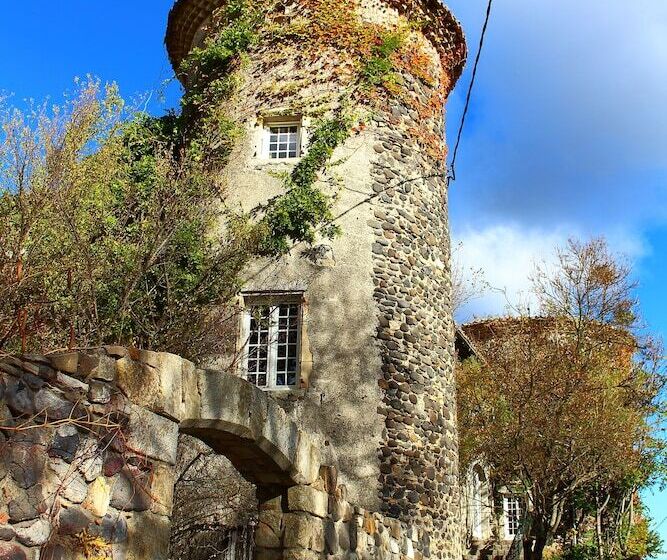 민박 Chateau De Mauras