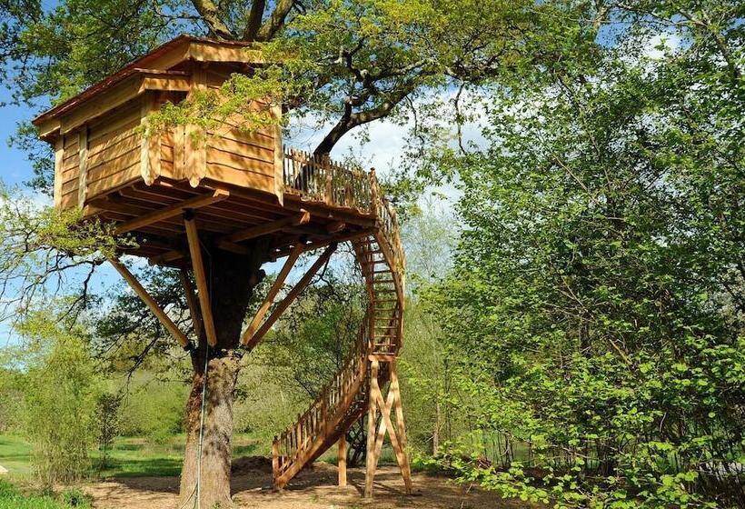 צימר La Cabane Du Vieux Chêne