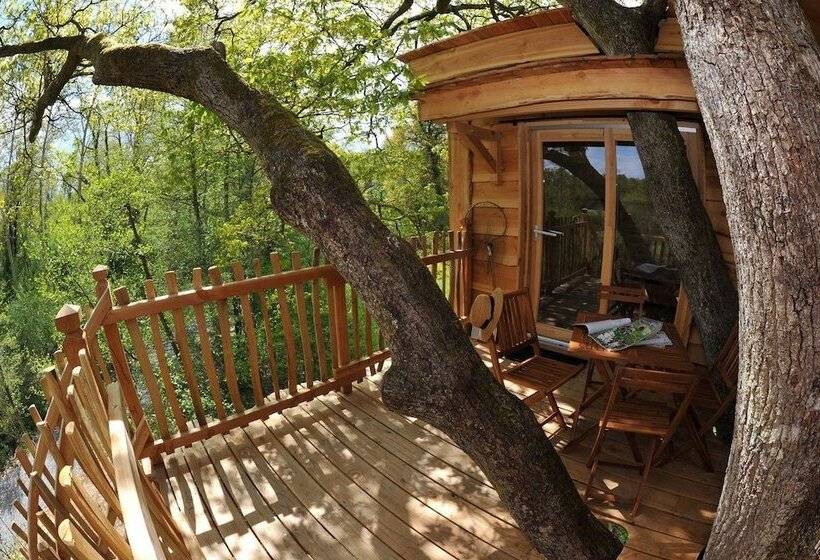 צימר La Cabane Du Vieux Chêne