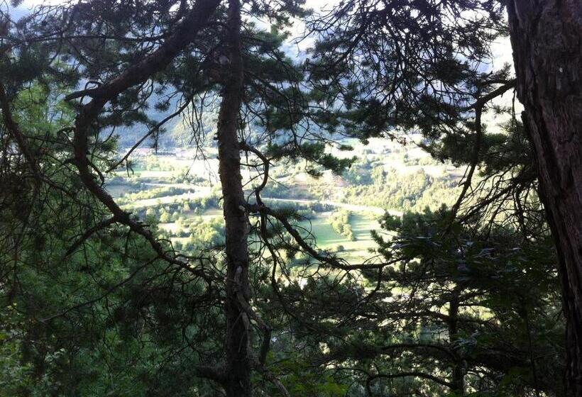 민박 Le Rocher Des Ducs, Vue Sur Montagne, Abris Voitures Et Motos