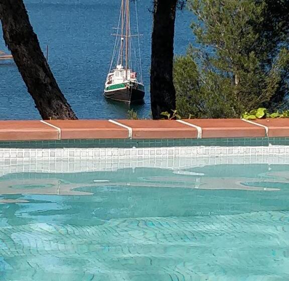 مبيت وإفطار Villa Chateau Les Terrasses, Tamaris, Vues Mer Exceptionnelles Au Calme, Mer Et Plage à 2mn à Pied