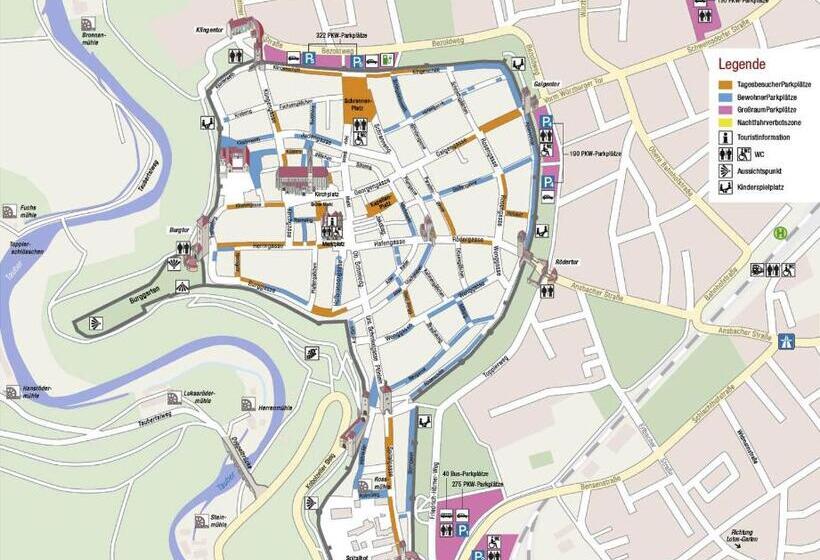 בית מלון כפרי Gästehaus Am Weißen Turm