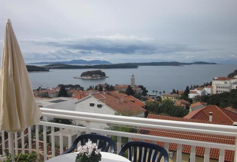 호텔 Room In Hvar Town With Sea View, Terrace, Air Conditioning, Wi Fi