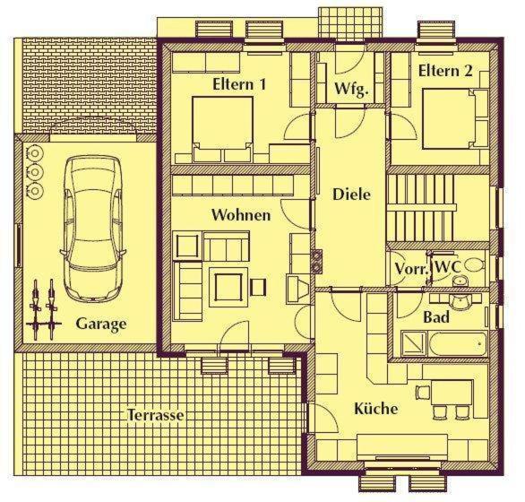 酒店 Landhaus Grünberg