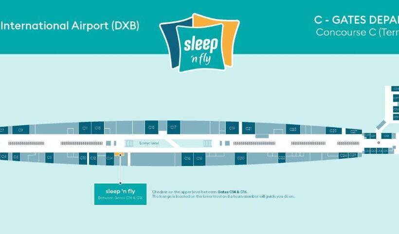هتل کپسول Sleep N Fly Sleep Lounge, C Gates Terminal 3 - Transit Only