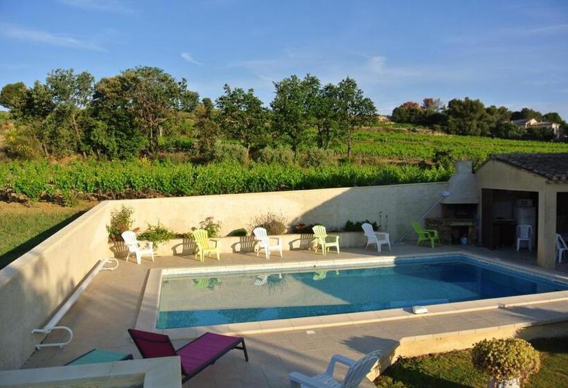 مبيت وإفطار Chambres D Hôtes Climatisées Avec Cuisine D été Villa Gour Du Peyrol