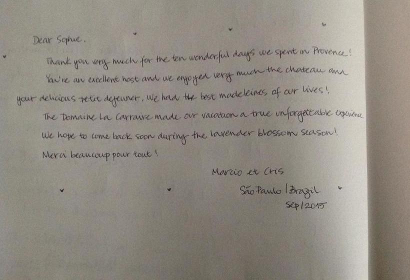 ベッドアンドブレックファースト Domaine La Carraire