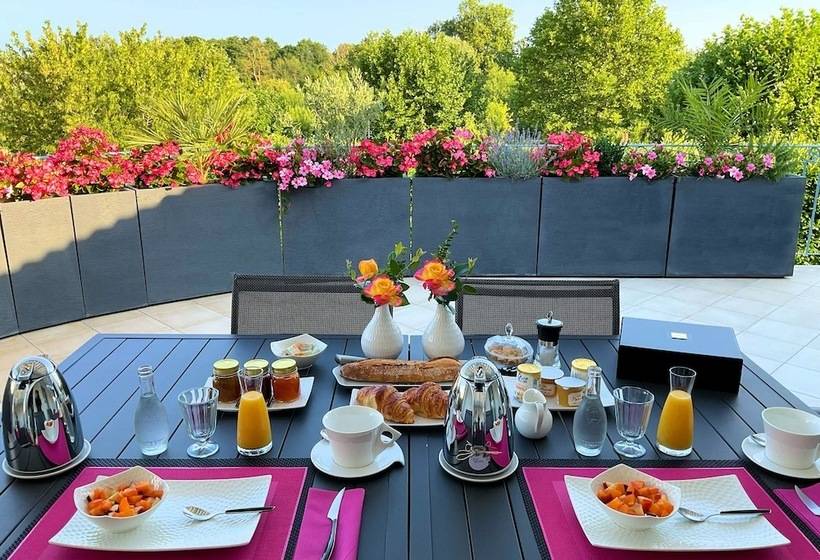 민박 Chambre D Hotes Les Volets Bleus   Villa L Olivier Côté Mer