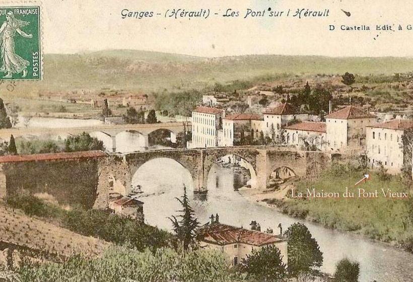 مبيت وإفطار La Maison Du Pont Vieux