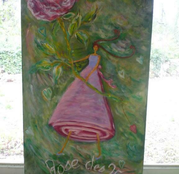 مبيت وإفطار La Rose Des Vents