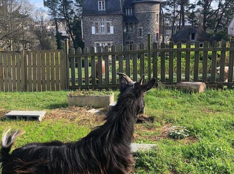 مبيت وإفطار Chambres D Hotes Manoir Kerhuella