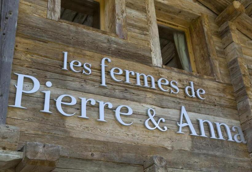 בית מלון כפרי Chalet Hôtel Les Fermes De Pierre & Anna