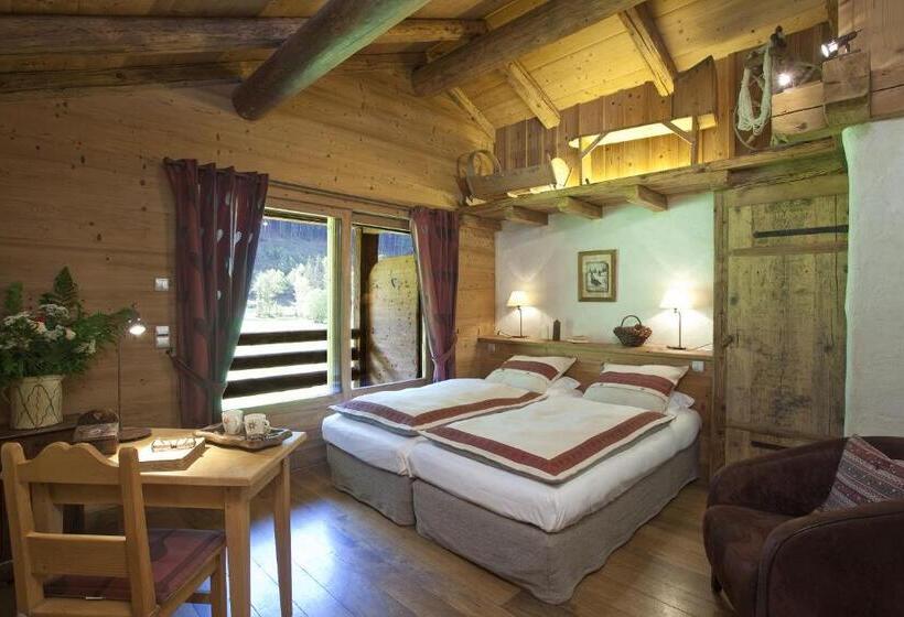 בית מלון כפרי Chalet Hôtel Les Fermes De Pierre & Anna