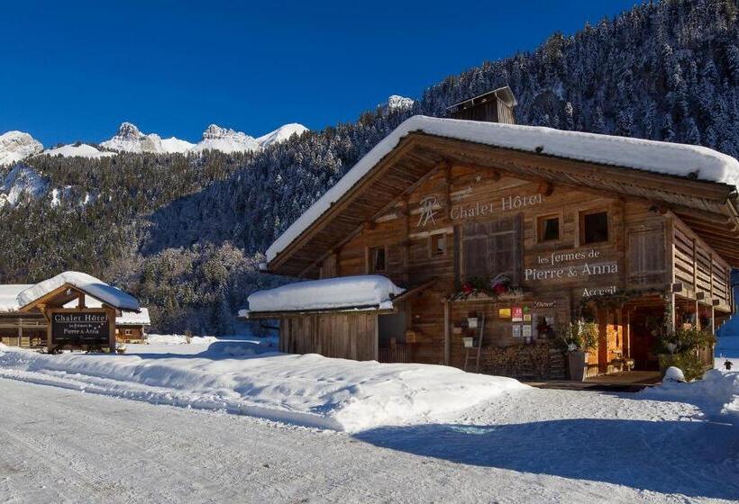 בית מלון כפרי Chalet Hôtel Les Fermes De Pierre & Anna