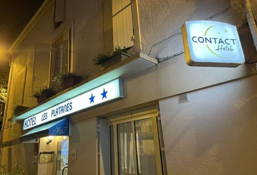 Отель Contact Hôtel Les Platanes Villeneuve Sur Lot Centre