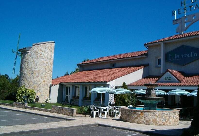בית מלון כפרי Logis Hôtel Le Moulin Des Gardelles