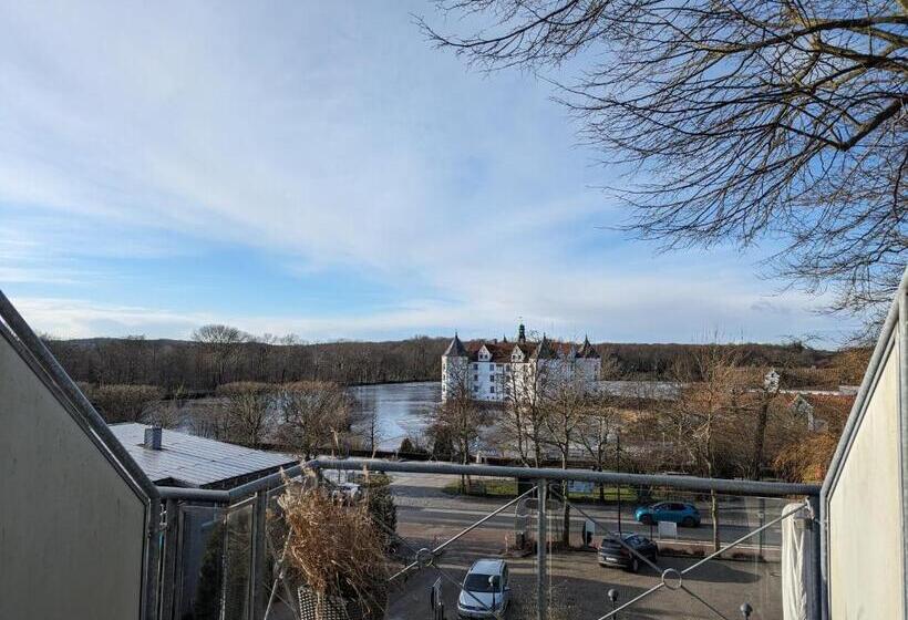 בית מלון כפרי Am Wasserschloss Glücksburg