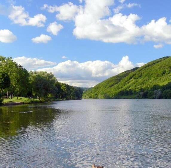 בית מלון כפרי Panorama Café Moselgarten