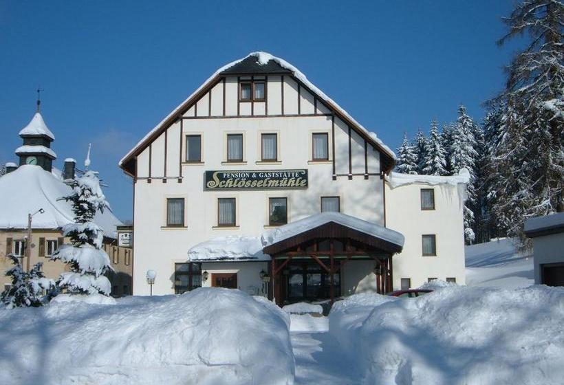 ホテル Frühstückspension Schlösselmühle