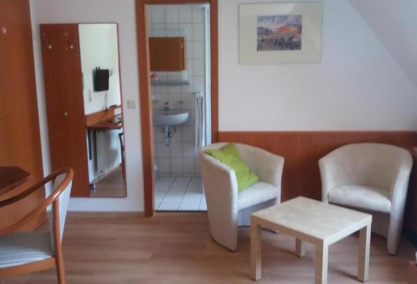 בית מלון כפרי Altes Wirtshaus Fördergersdorf Bed & Breakfast