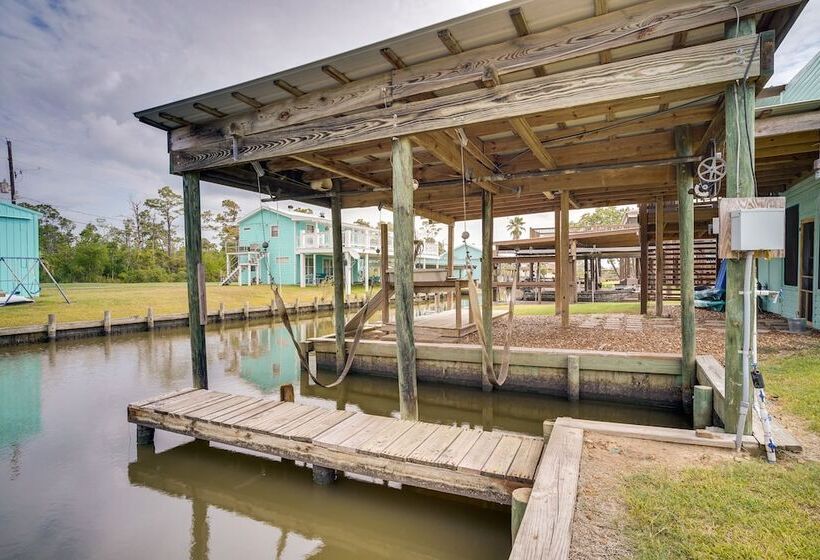 Charming Home W/ Dock, Near Downtown Lake Charles!