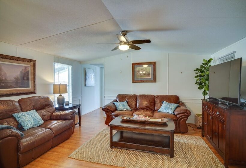 Charming Home W/ Dock, Near Downtown Lake Charles!