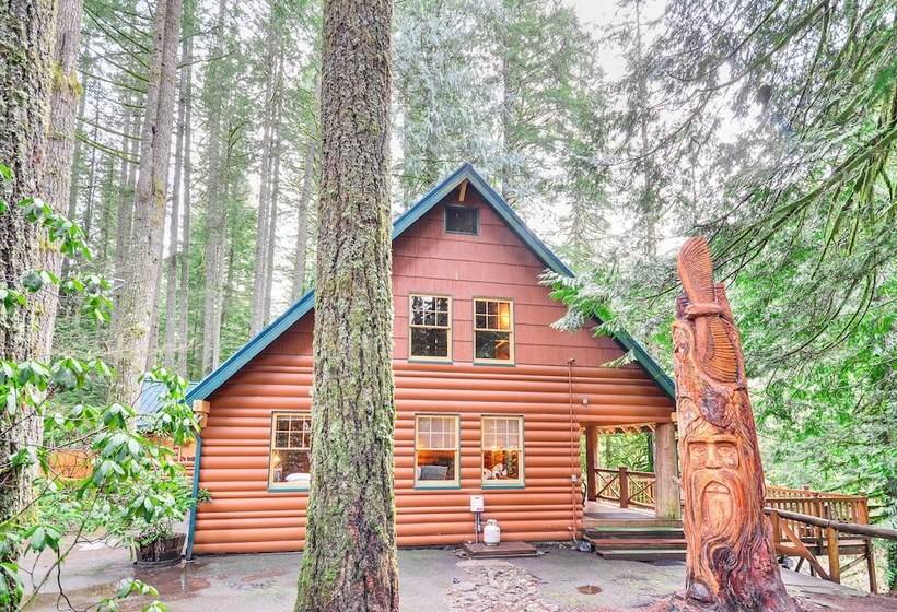 Forested  Minikahda Lodge  W/ Hot Tub Near Mt Hood