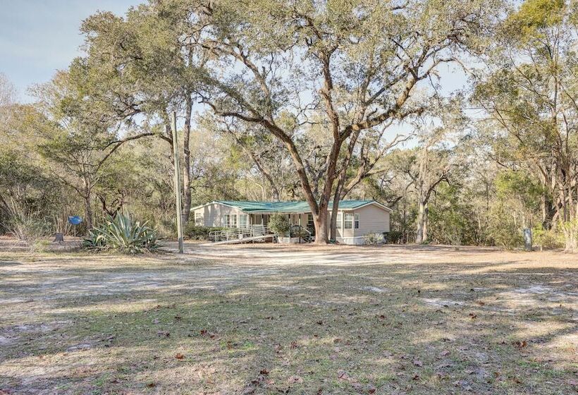 Peaceful Mcalpin Home On 5 Acres W/ Private Deck!