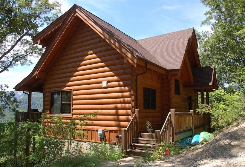 Spacious Cabin With Fantastic Long Range Mountain And Lake Views   Lake Lure   The Overlook 4 Bedroo