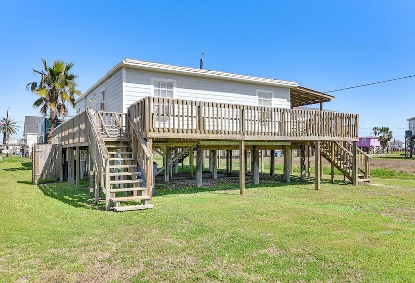 Texas Stilt House: Walk To Surfside Beach!