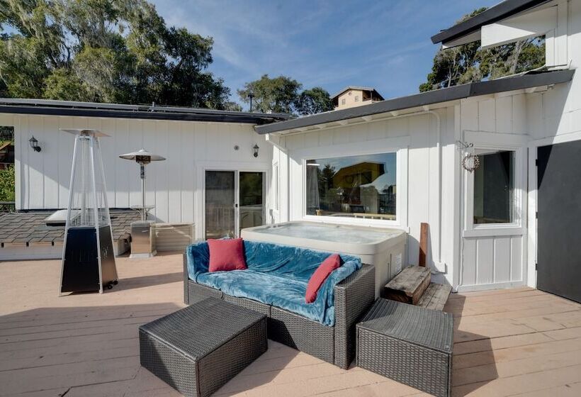 Aptos Home W/ Decks & Hot Tub   2 Mi To Beach!