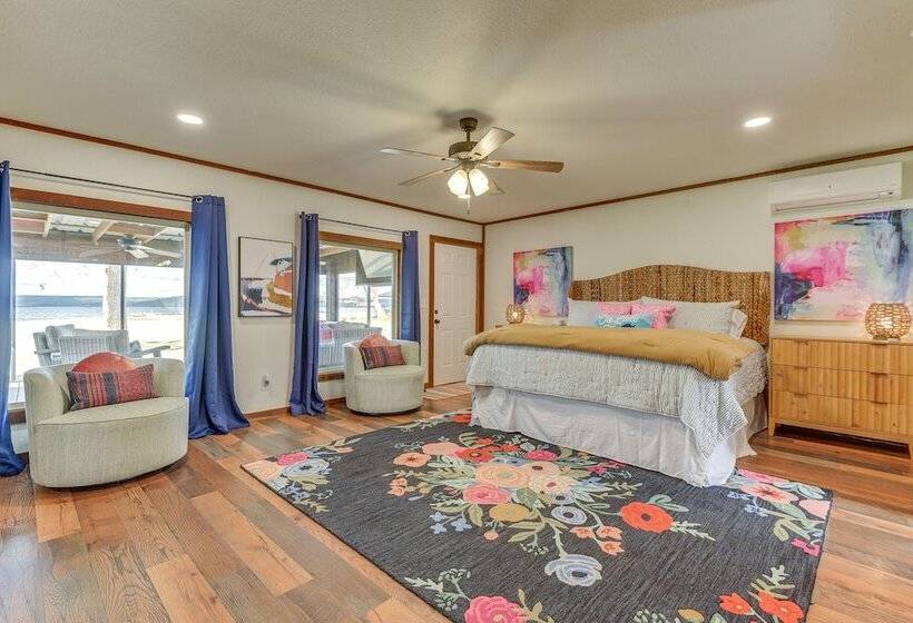 Lakefront Graford Home W/ Fire Pit + Private Dock!