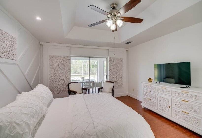 Port St Lucie Canal Front Home W/ Heated Pool!