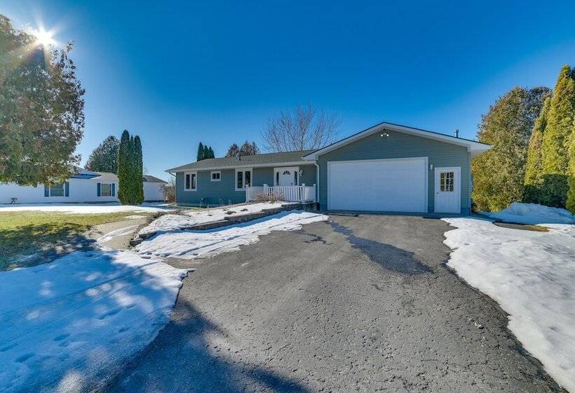 Riverfront Cheboygan Home W/ Deck & Boat Dock!