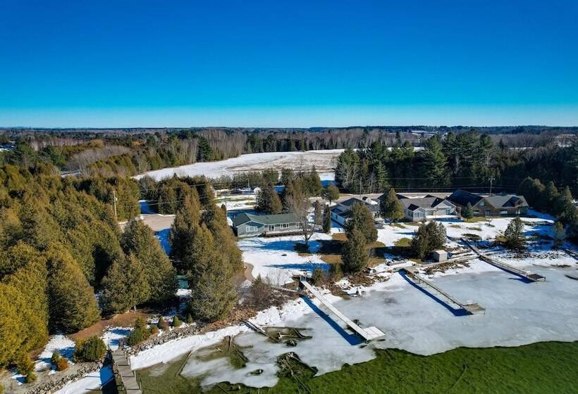 Riverfront Cheboygan Home W/ Deck & Boat Dock!