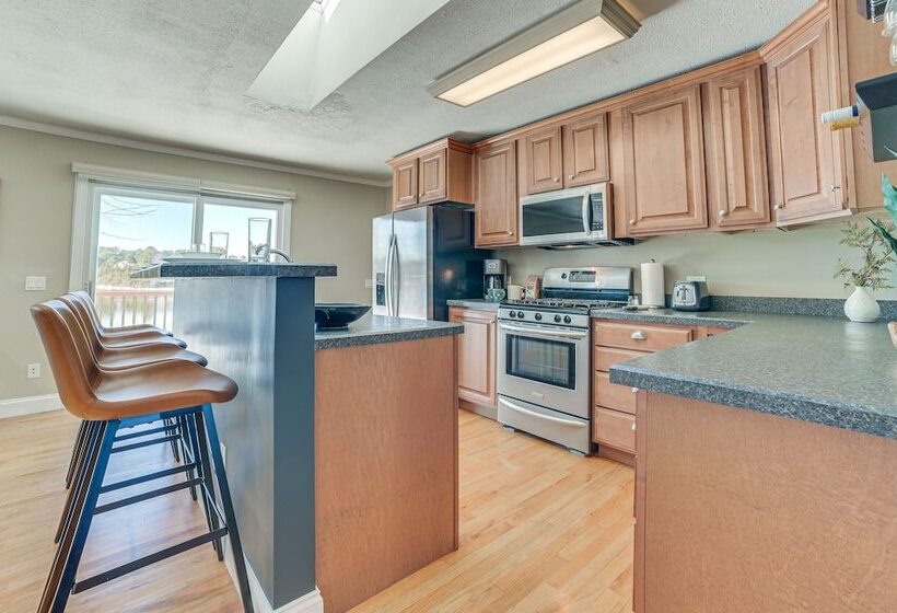 Riverfront Cheboygan Home W/ Deck & Boat Dock!