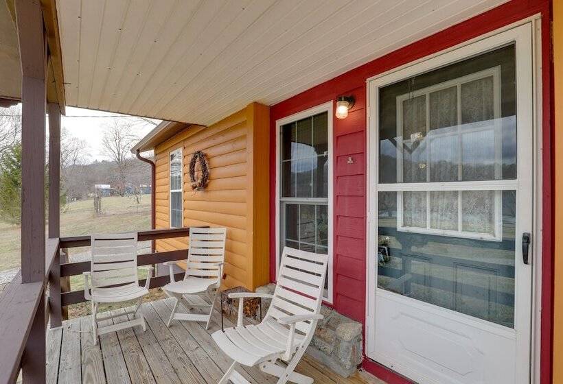 River Access & Hot Tub: Cozy Hot Springs Cabin