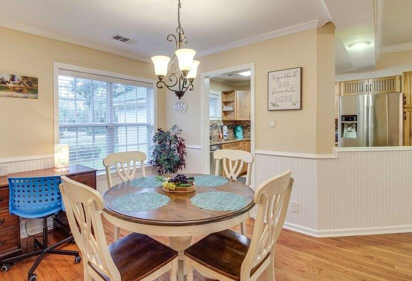 Serene Savannah Retreat W/ Waterfront Deck!