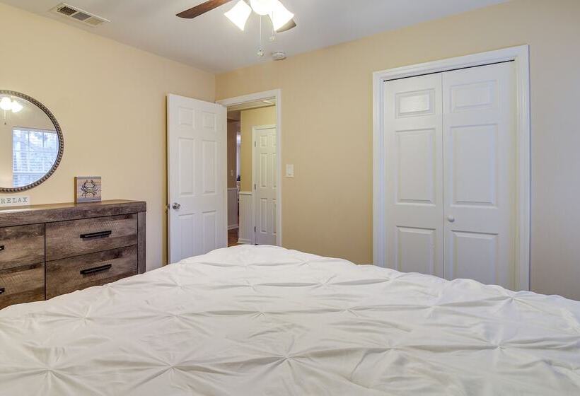 Serene Savannah Retreat W/ Waterfront Deck!