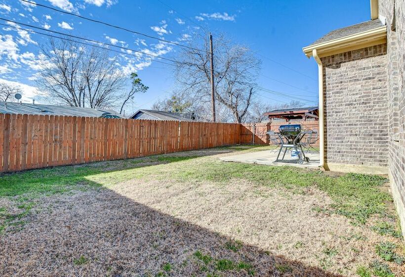 Spacious Grand Prairie Home W/ Fenced Yard + Patio