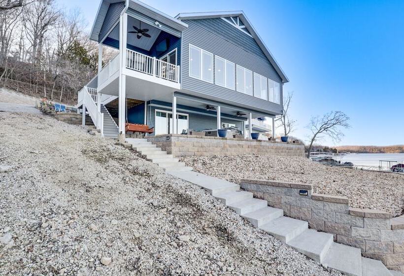 Waterfront Lake Of The Ozarks Home W/ Private Dock