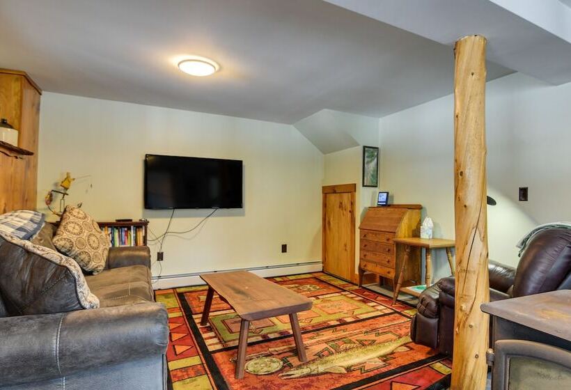 Weld Waterfront Log Cabin W/ Kayaks & Canoes!