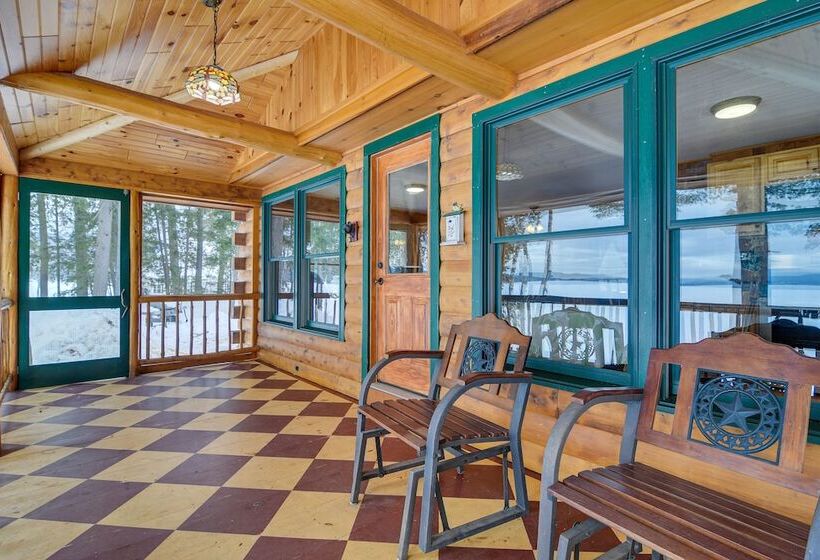 Weld Waterfront Log Cabin W/ Kayaks & Canoes!