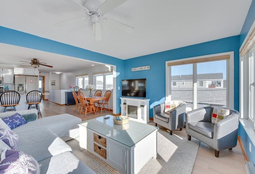 Wells Beach House W/ Ocean View Deck