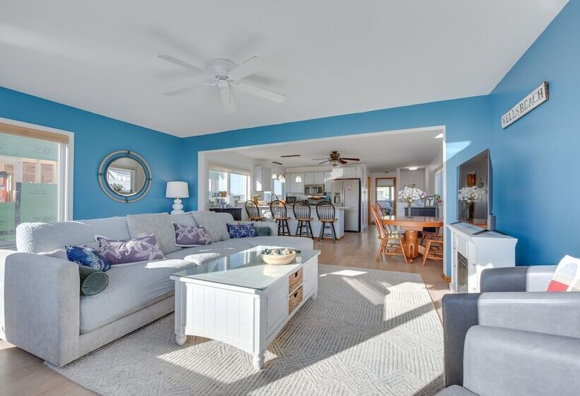Wells Beach House W/ Ocean View Deck