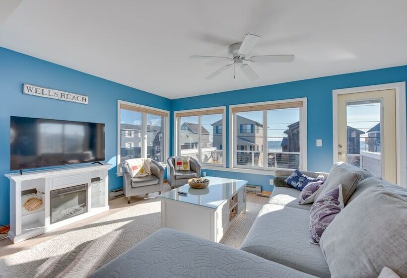Wells Beach House W/ Ocean View Deck