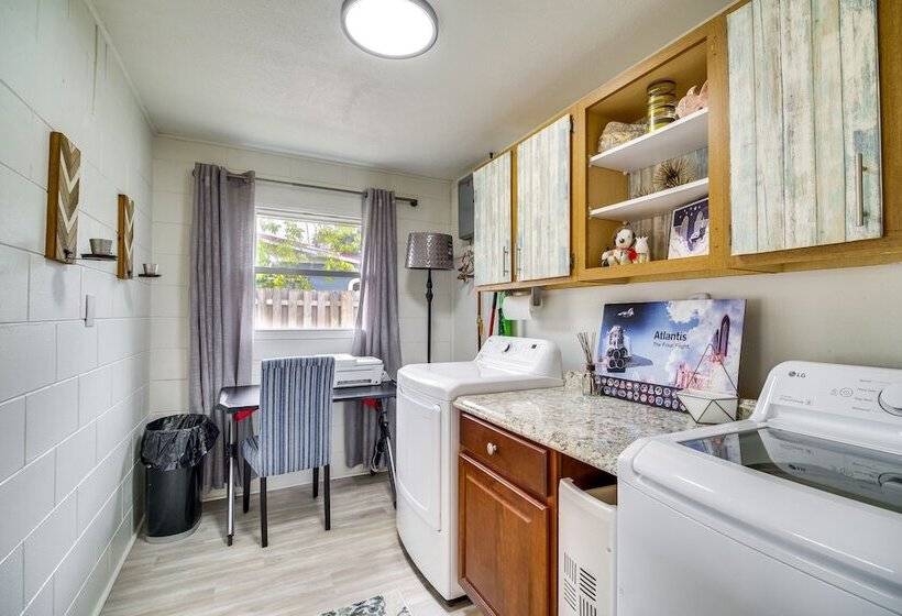 Centrally Located Merritt Island Home: Pool, Porch