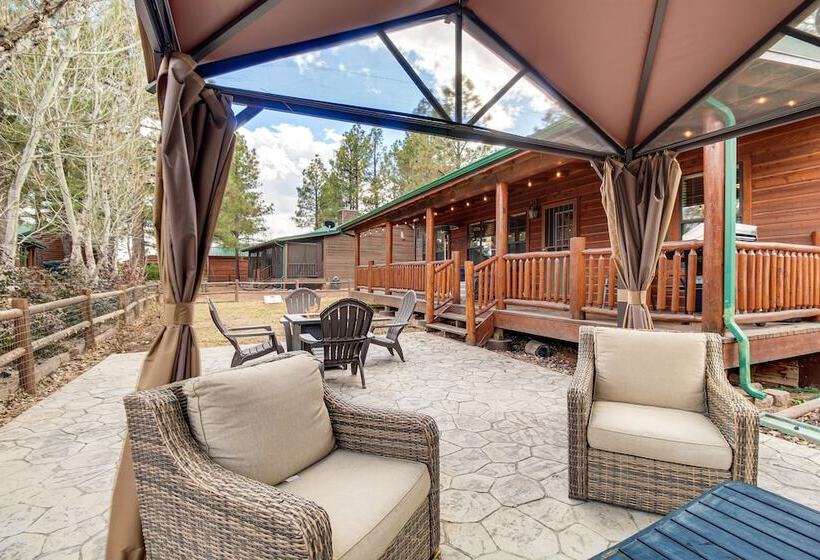 Overgaard Cabin W/ Private Deck, Grill & Fire Pit!