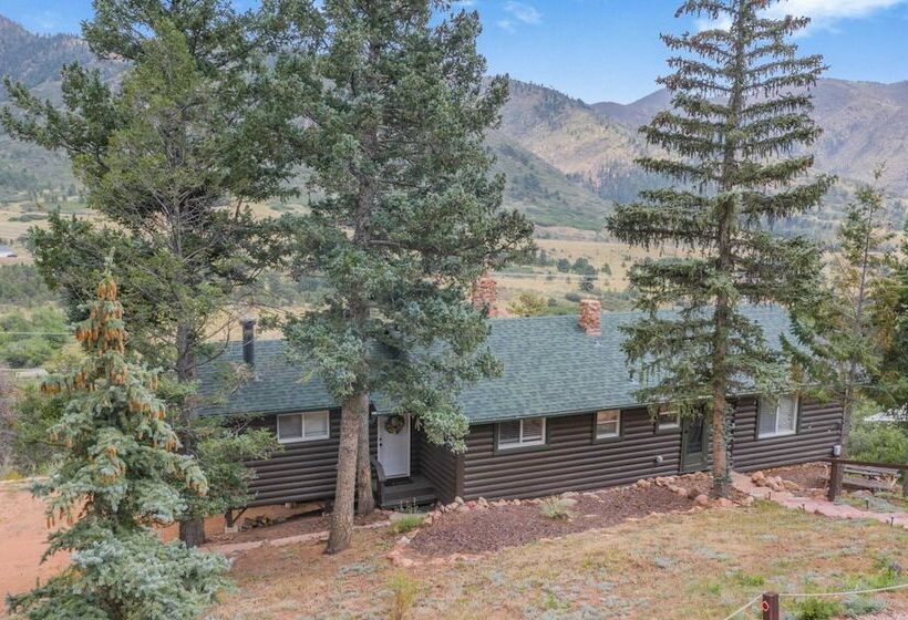 3bd Cowboy Cabin Pikes Peak Mountain Log Cabin