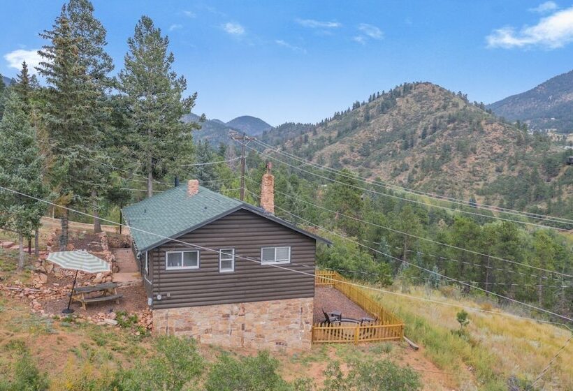 3bd Cowboy Cabin Pikes Peak Mountain Log Cabin